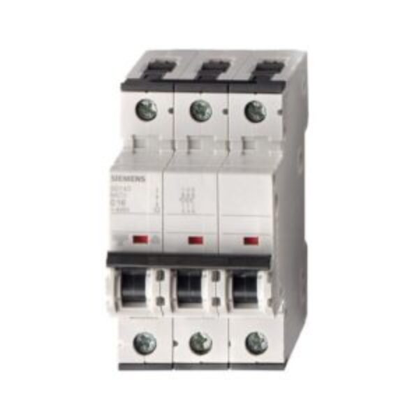 Three-phase C characteristic miniature automatic circuit breaker 5SY4 332-7 3X32C