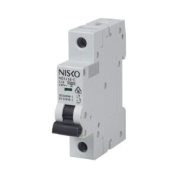 Industrial Miniature Circuit Breaker 10KA Characteristic C Single Phase NO1116-C 1P 16A