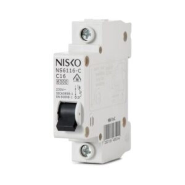 Household Miniature Circuit Breaker 6KA Characteristic C Single Phase NS6106-C 1P 6A