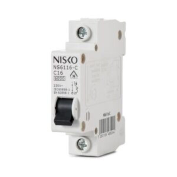 Household miniature automatic circuit breaker 6KA characteristic C single phase NS6132-C 1P 32A