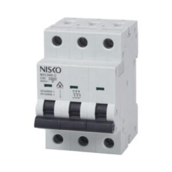 Industrial Miniature Circuit Breaker 10KA Characteristic C Three Phase NO1350-C 3P 50A