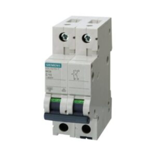 Miniature automatic circuit breaker characteristic C two-phase 5SL6 210-7 2X10C