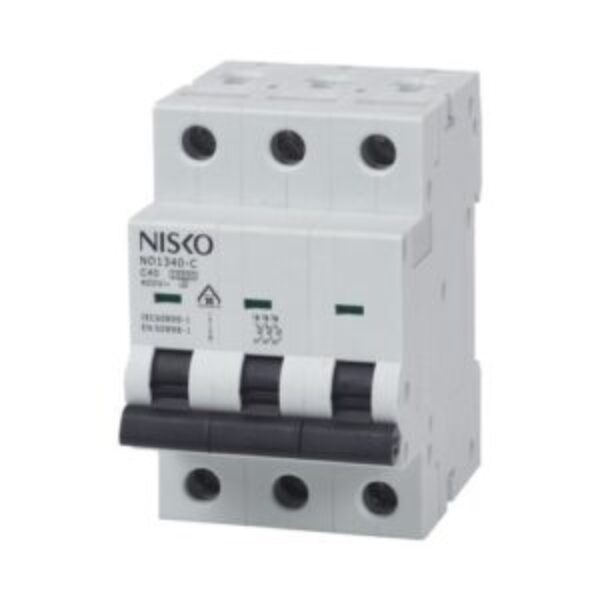 Industrial Miniature Circuit Breaker 10KA Characteristic C Three Phase NO1320-C 3P 20A