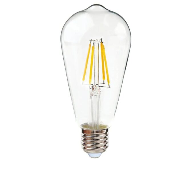 Filament for dimming 8W ST64 transparent-yellow light