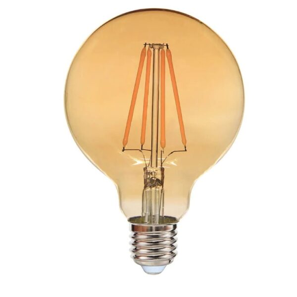 Filament for dimming 8W G80 warm amber-light