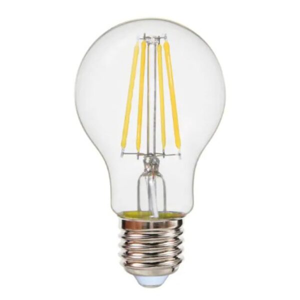 Filament for dimming 8W A60 transparent-yellow light