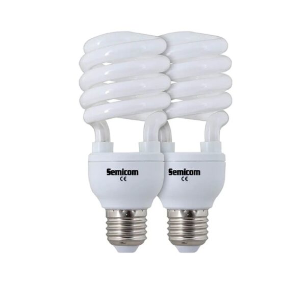 Eco T2 spiral daylight bulb E14 15W X2