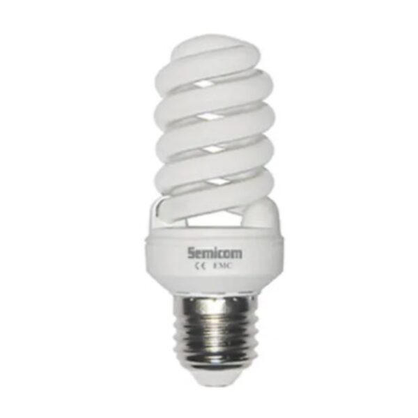 Eco bulb T2 spiral warm light E27 15W