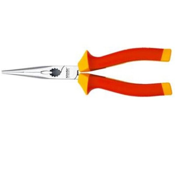 Klauke long nose pliers, length 205, model KL050205IS, insulated for 1000V.