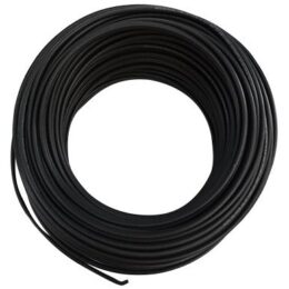 Black DC cable