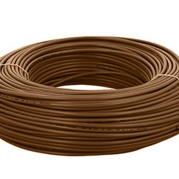 brown flexible cable