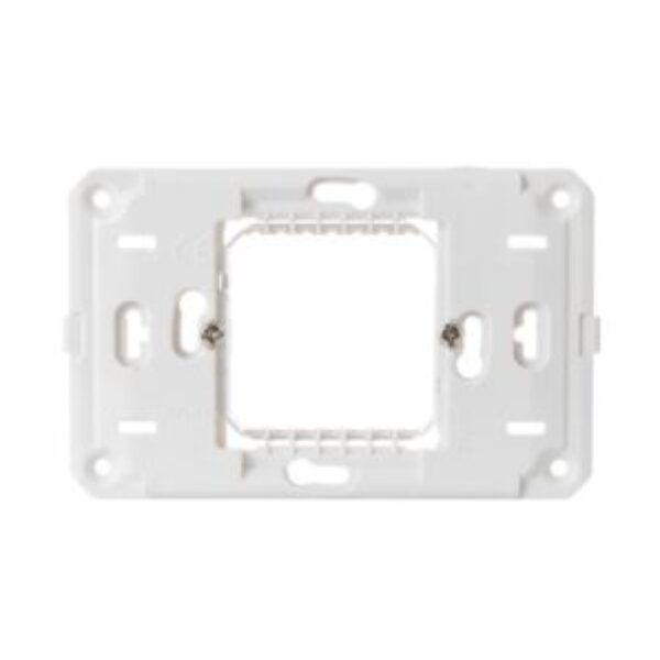 Rectangular adapter for round box 60 mm 2 module