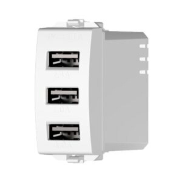 USB charger 24V AC includes 3 ports