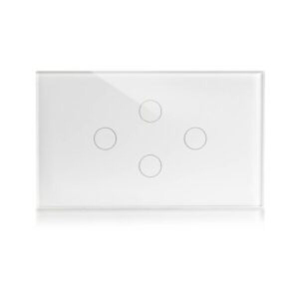 Smart switch for lighting / scenario 4 glass buttons