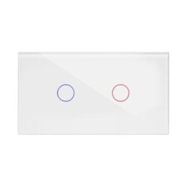 Smart switch for lighting / scenario 2 glass buttons