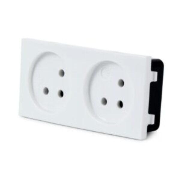A pair of power sockets