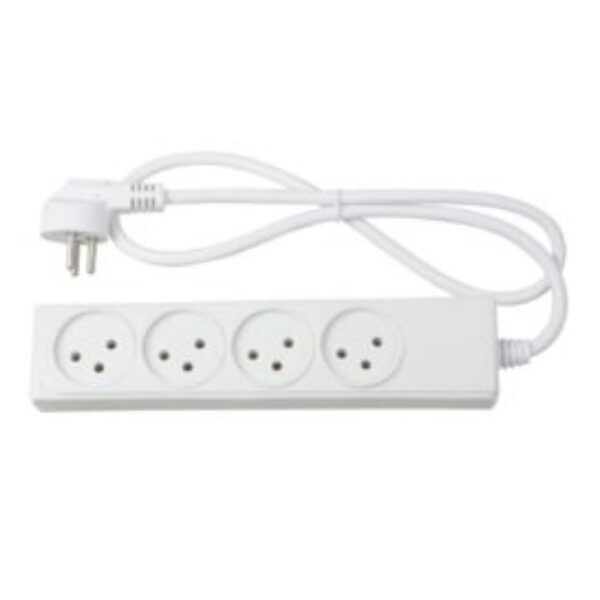 4-socket multi-socket includes about 1 meter of cable