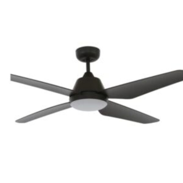 Black ceiling fan + ARIA 48 LED