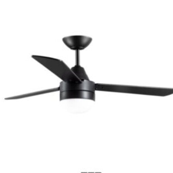 Black ceiling fan MEGARA 44" 2XE14