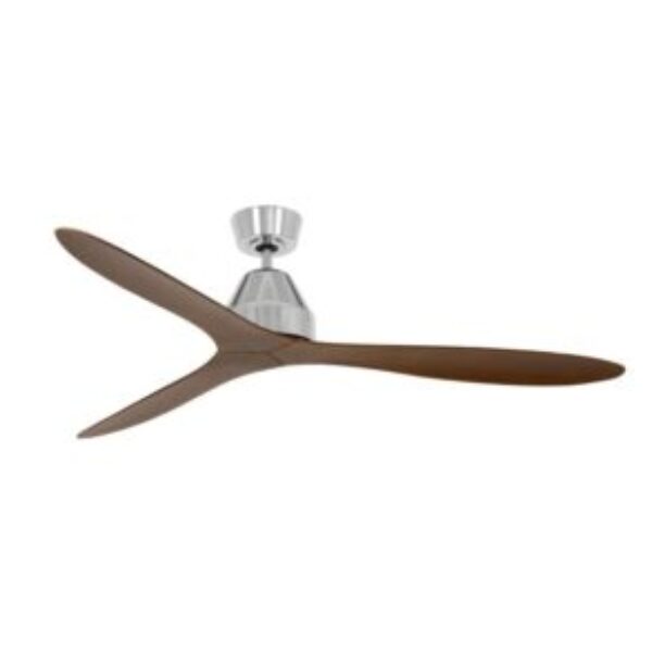 Chrome ceiling fan "WHITEHAVEN 46