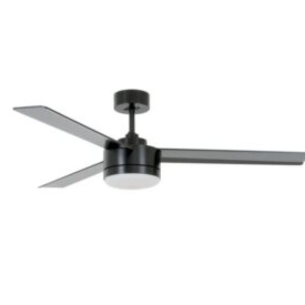 Black ceiling fan + LAGOON 52 LED