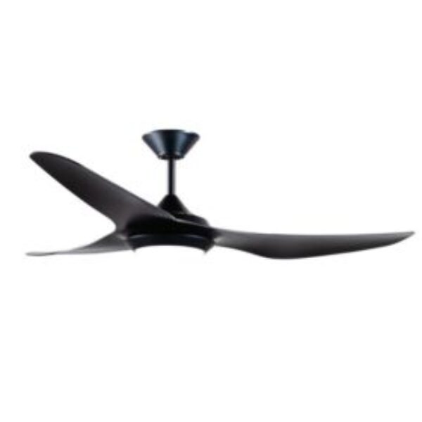 Black ceiling fan + LED Takeko 54