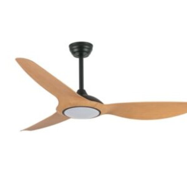 Ceiling fan + LED lighting "52 PARIS light wood