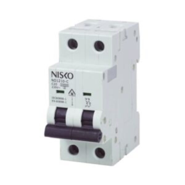 Industrial miniature circuit breaker 10KA characteristic C two-phase NO1210-C 2P 10A