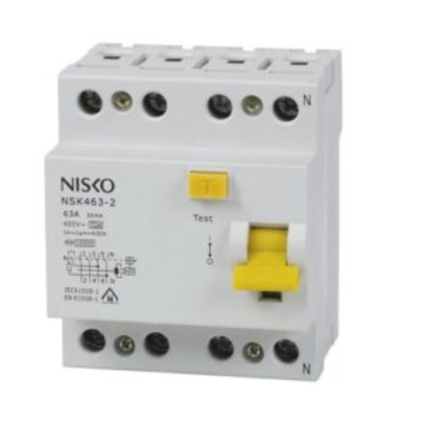 Depreciation relay NSK463-2 4X63/0.03 30mA