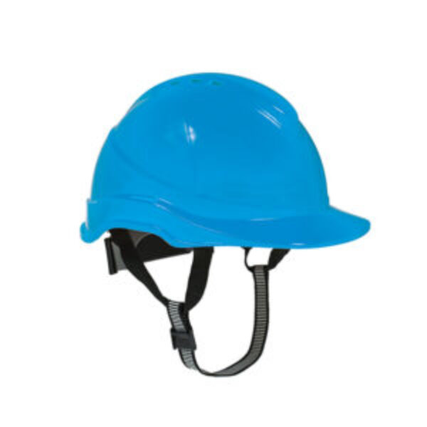 Protective helmet + blue ventilation p. (28 in a carton) SIGNET