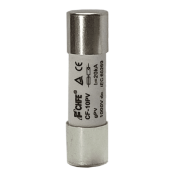 Cylindrical fuse 10X38 PV