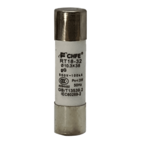 Cylindrical fuse 10X38