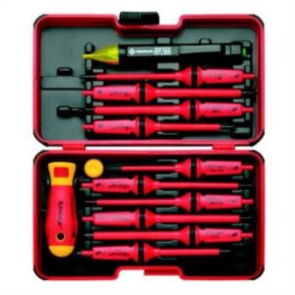 Set of screwdrivers and bits insulated 1000 V KL301IS E-SMART BOX Klauke