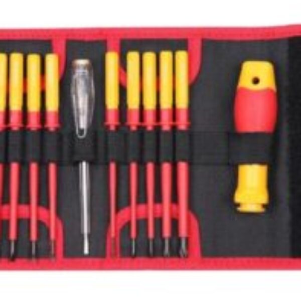 Screwdriver set 12 pieces head and interchangeable screwdrivers insulated 1000 volts